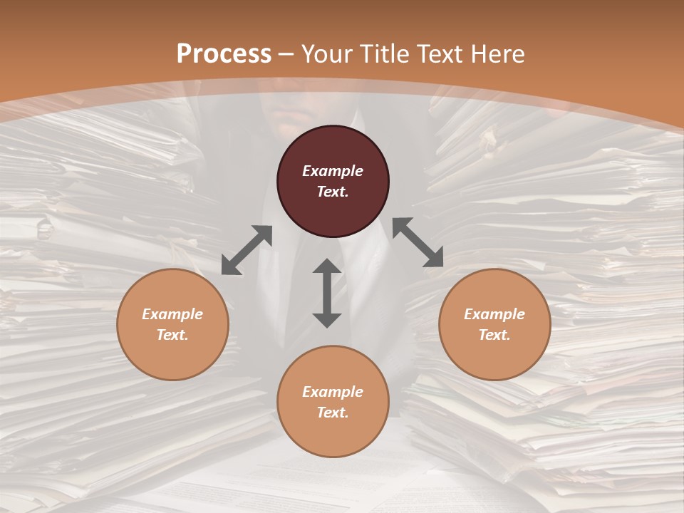 Looking Files Serious PowerPoint Template
