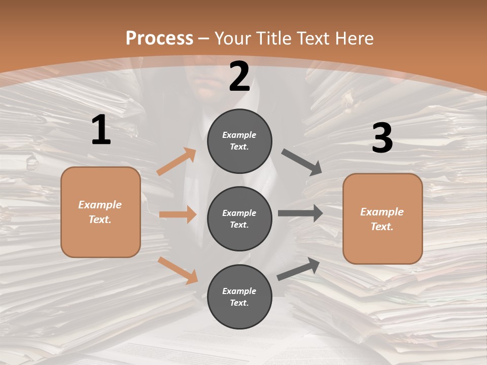 Looking Files Serious PowerPoint Template