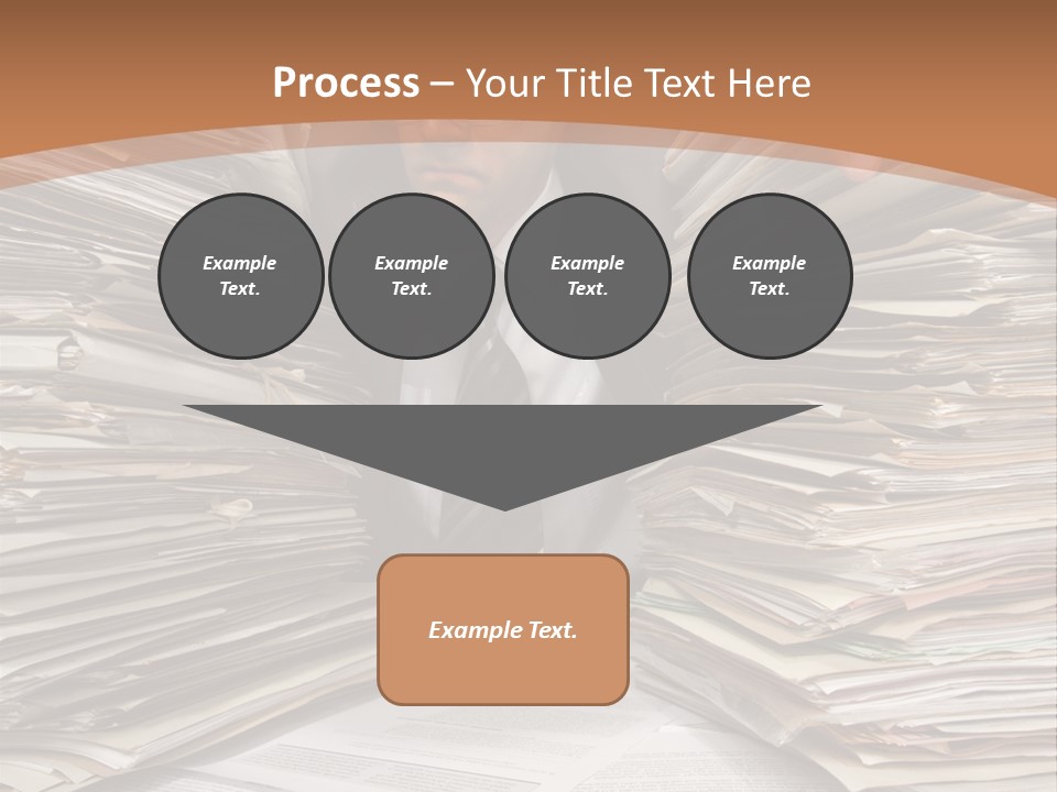 Looking Files Serious PowerPoint Template