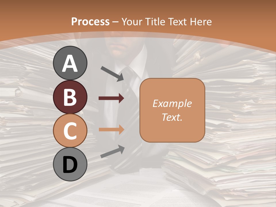 Looking Files Serious PowerPoint Template