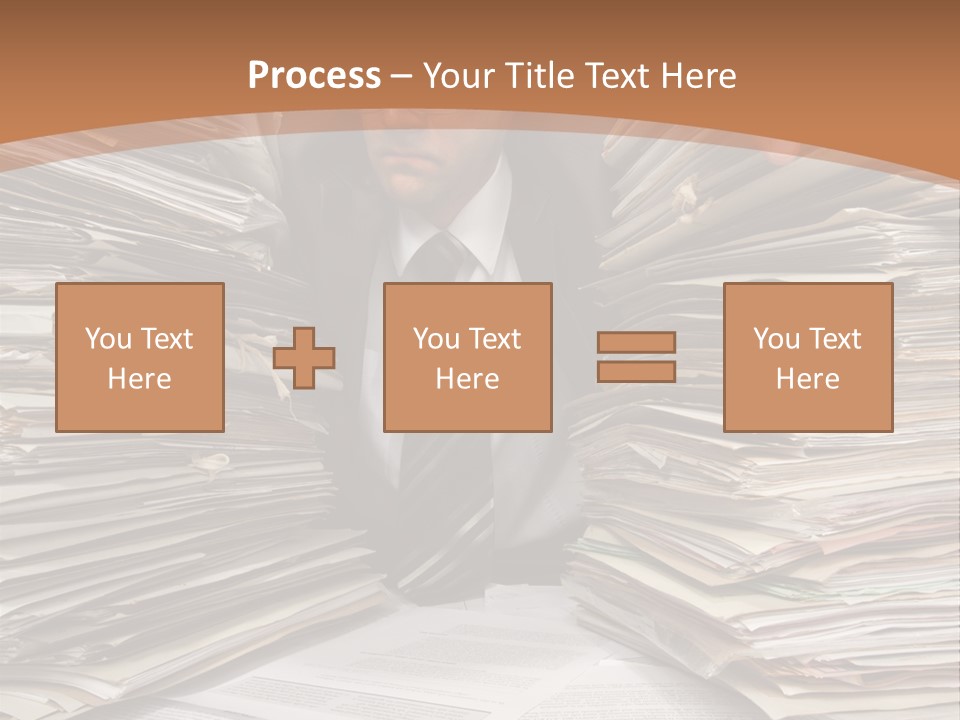 Looking Files Serious PowerPoint Template