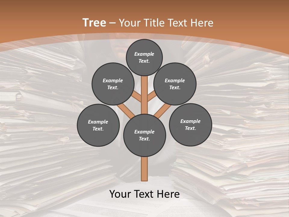 Looking Files Serious PowerPoint Template