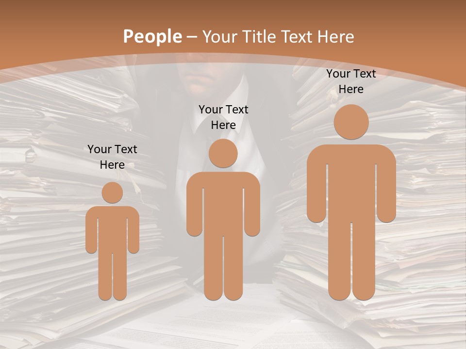 Looking Files Serious PowerPoint Template