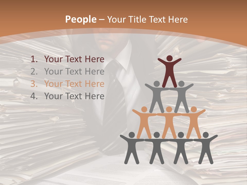 Looking Files Serious PowerPoint Template