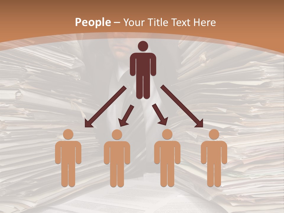 Looking Files Serious PowerPoint Template