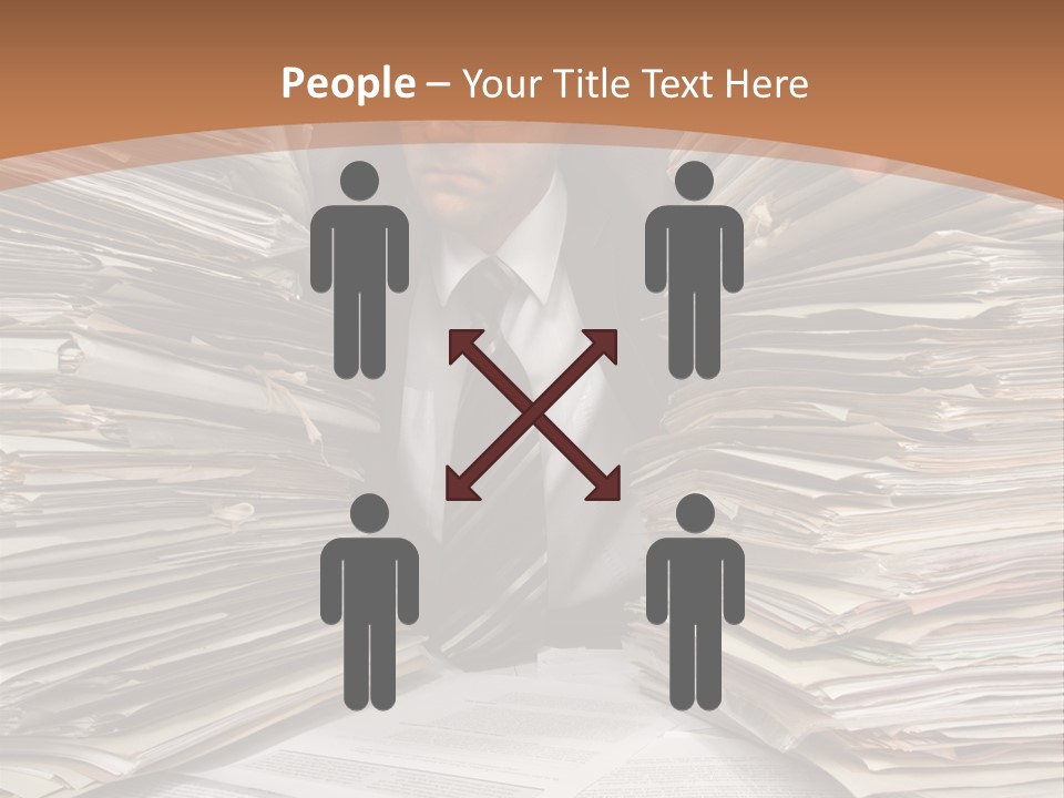Looking Files Serious PowerPoint Template