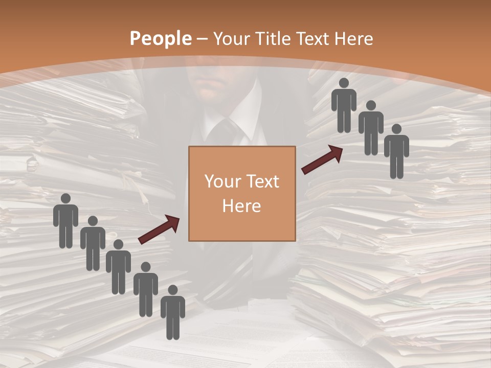 Looking Files Serious PowerPoint Template