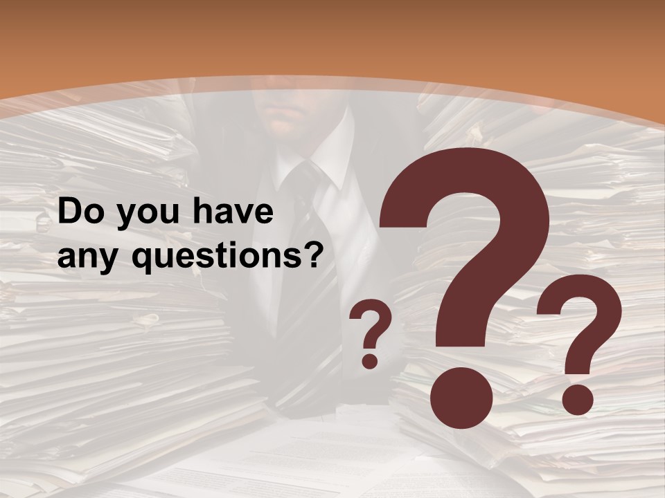 Looking Files Serious PowerPoint Template