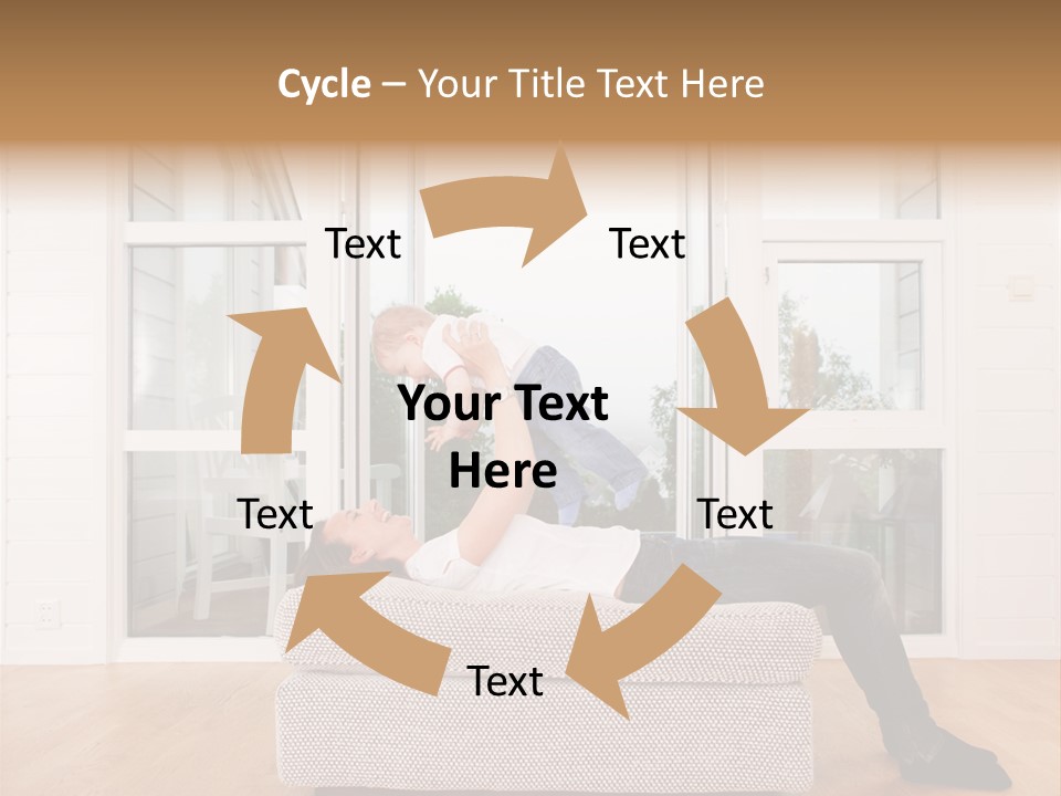 Female Baby Women PowerPoint Template