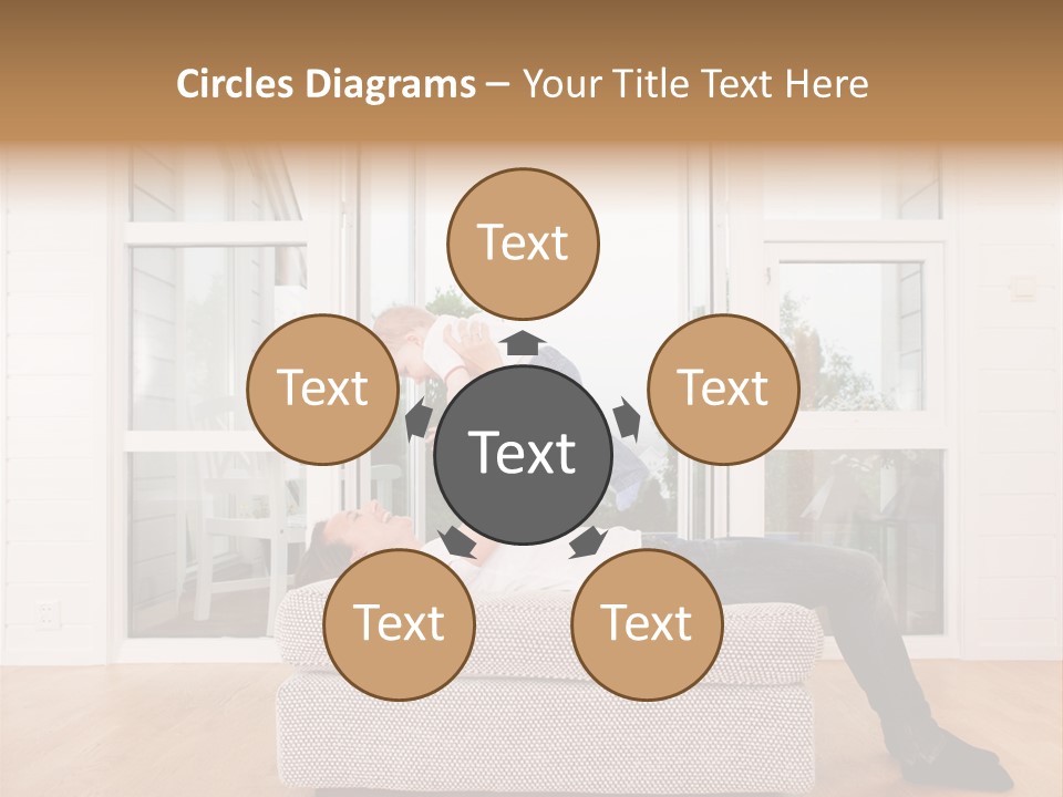 Female Baby Women PowerPoint Template