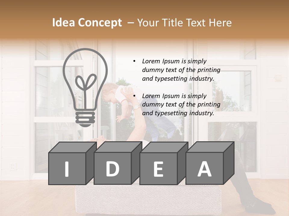 Female Baby Women PowerPoint Template