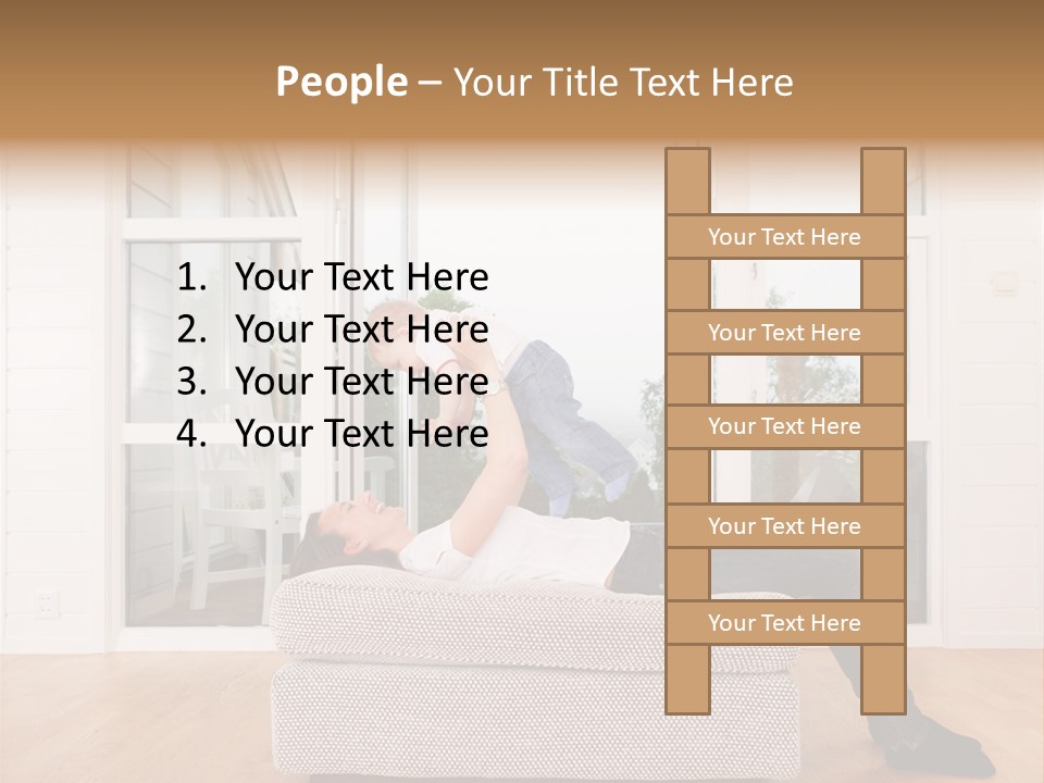 Female Baby Women PowerPoint Template