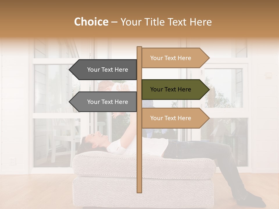 Female Baby Women PowerPoint Template