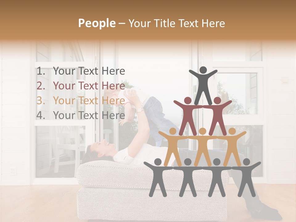 Female Baby Women PowerPoint Template