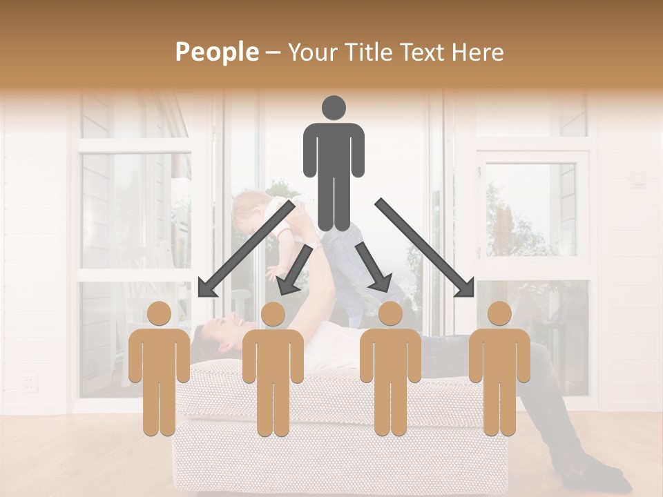 Female Baby Women PowerPoint Template