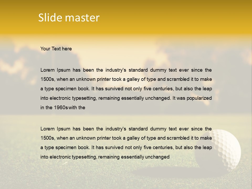 Beauty Nature Difficult PowerPoint Template