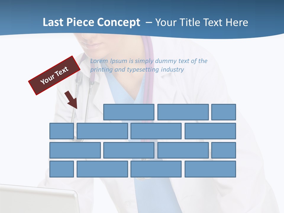 Reading Healthcare Middle PowerPoint Template