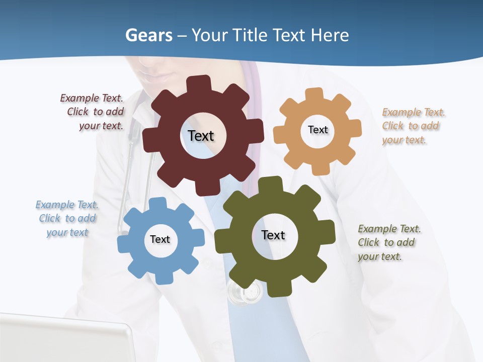 Reading Healthcare Middle PowerPoint Template