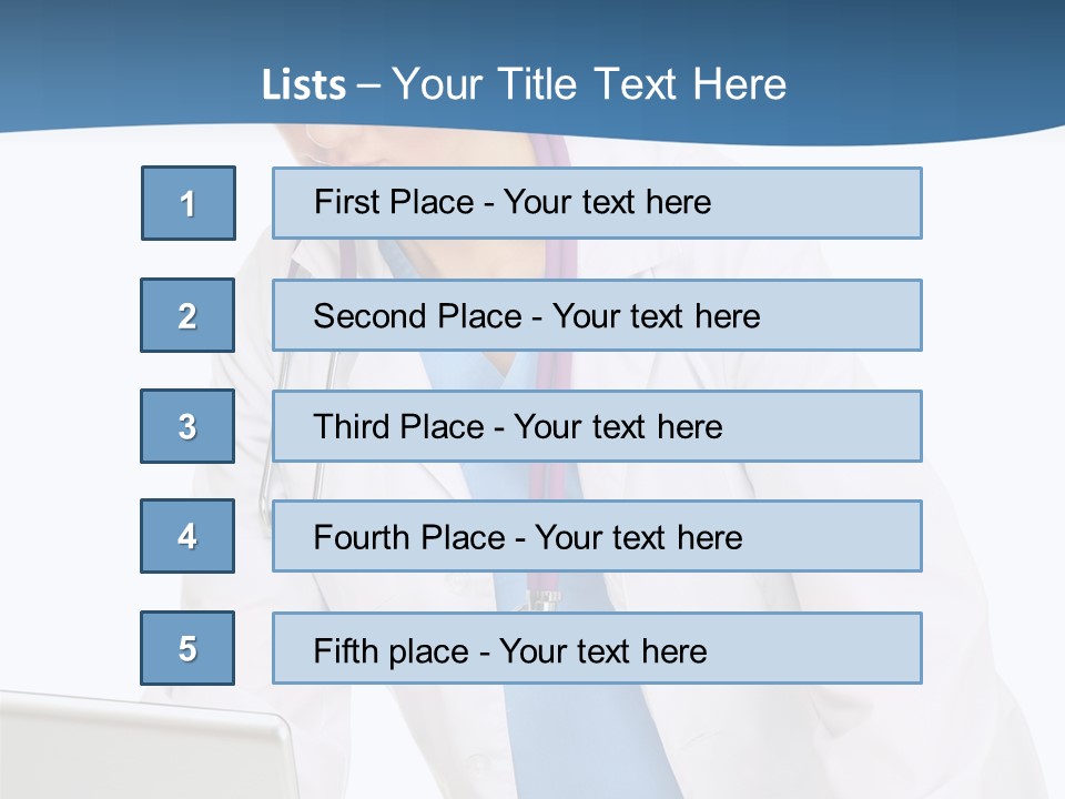 Reading Healthcare Middle PowerPoint Template