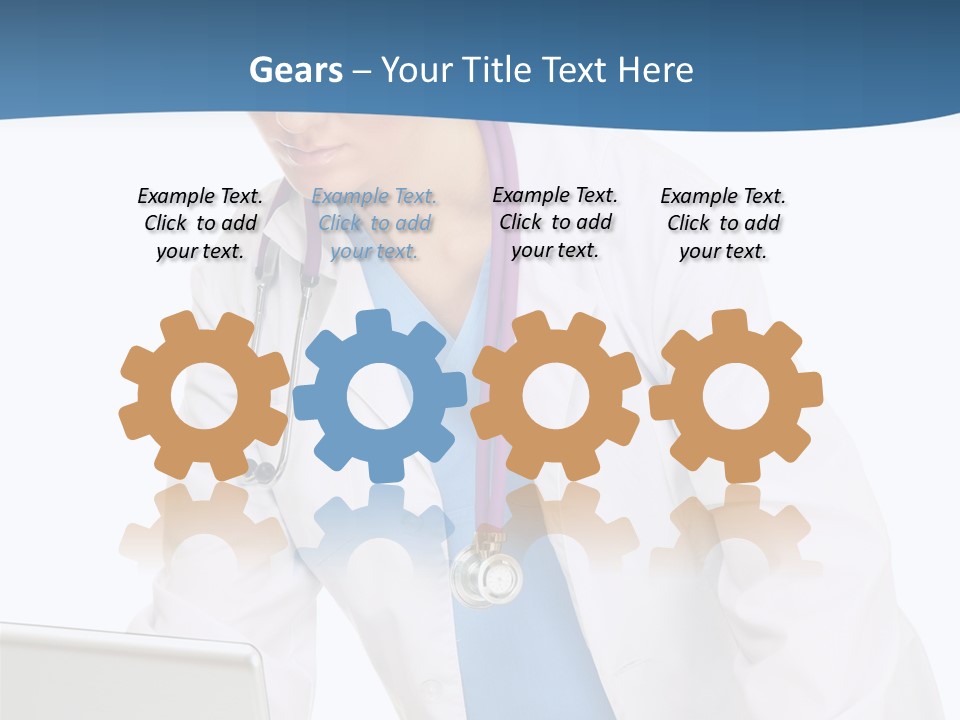 Reading Healthcare Middle PowerPoint Template