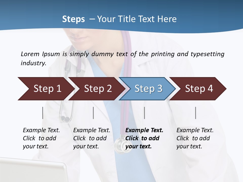 Reading Healthcare Middle PowerPoint Template