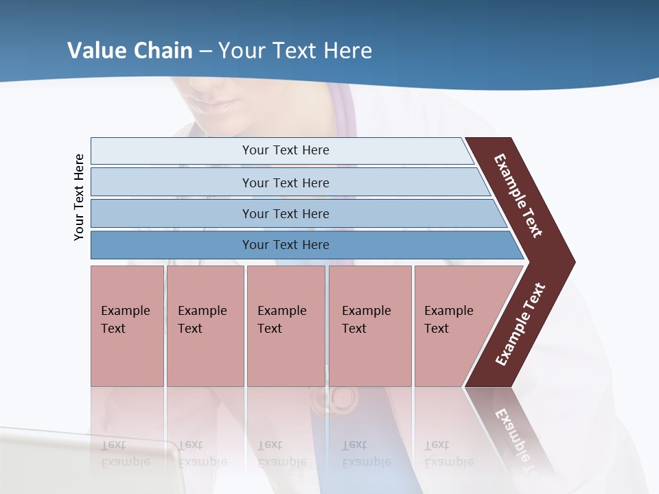 Reading Healthcare Middle PowerPoint Template