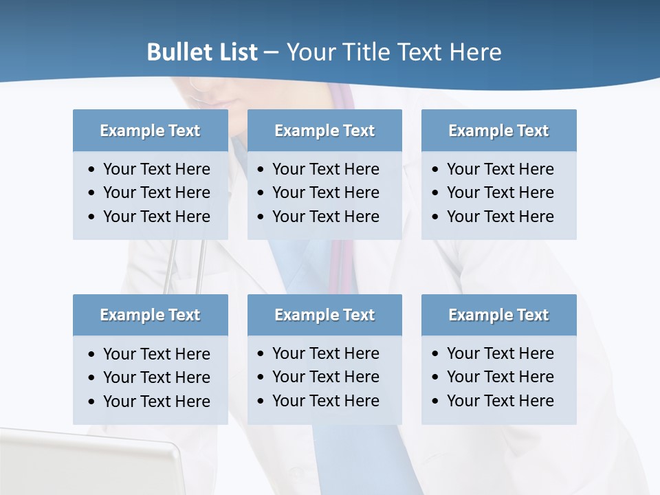 Reading Healthcare Middle PowerPoint Template