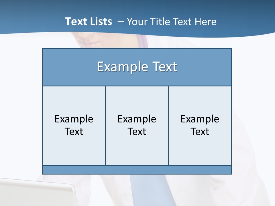 Reading Healthcare Middle PowerPoint Template