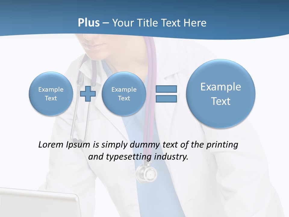 Reading Healthcare Middle PowerPoint Template