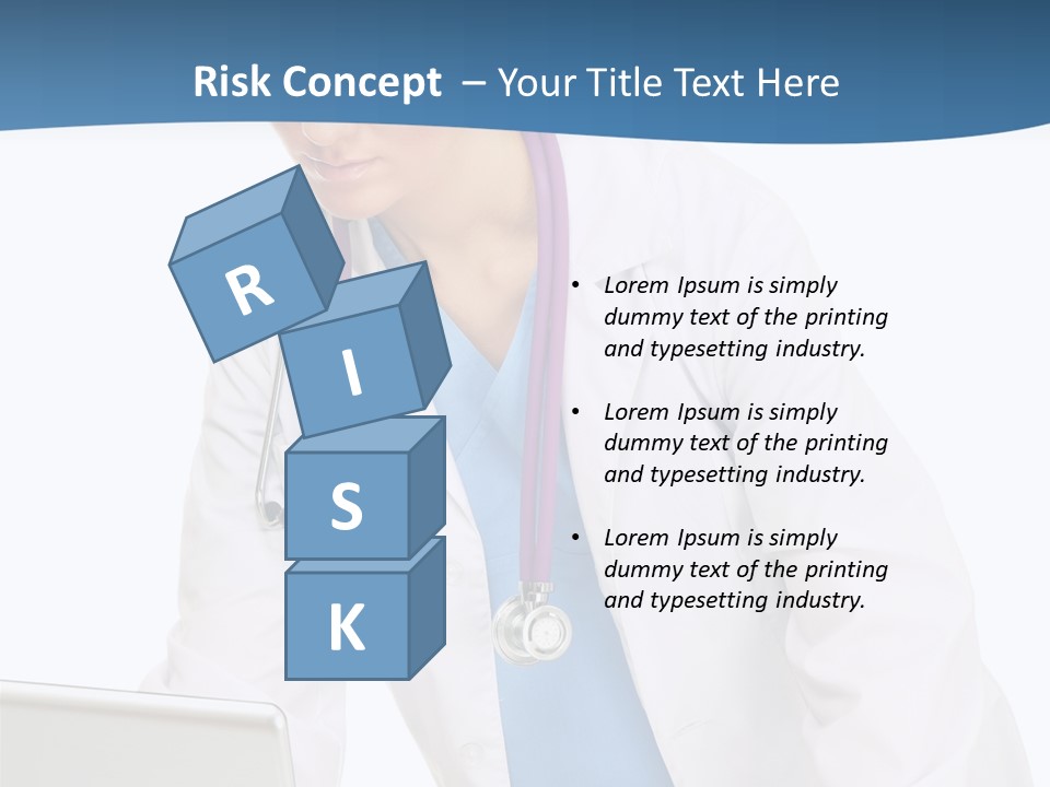 Reading Healthcare Middle PowerPoint Template