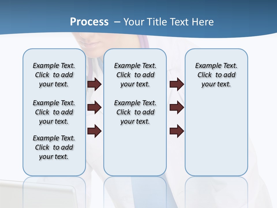 Reading Healthcare Middle PowerPoint Template