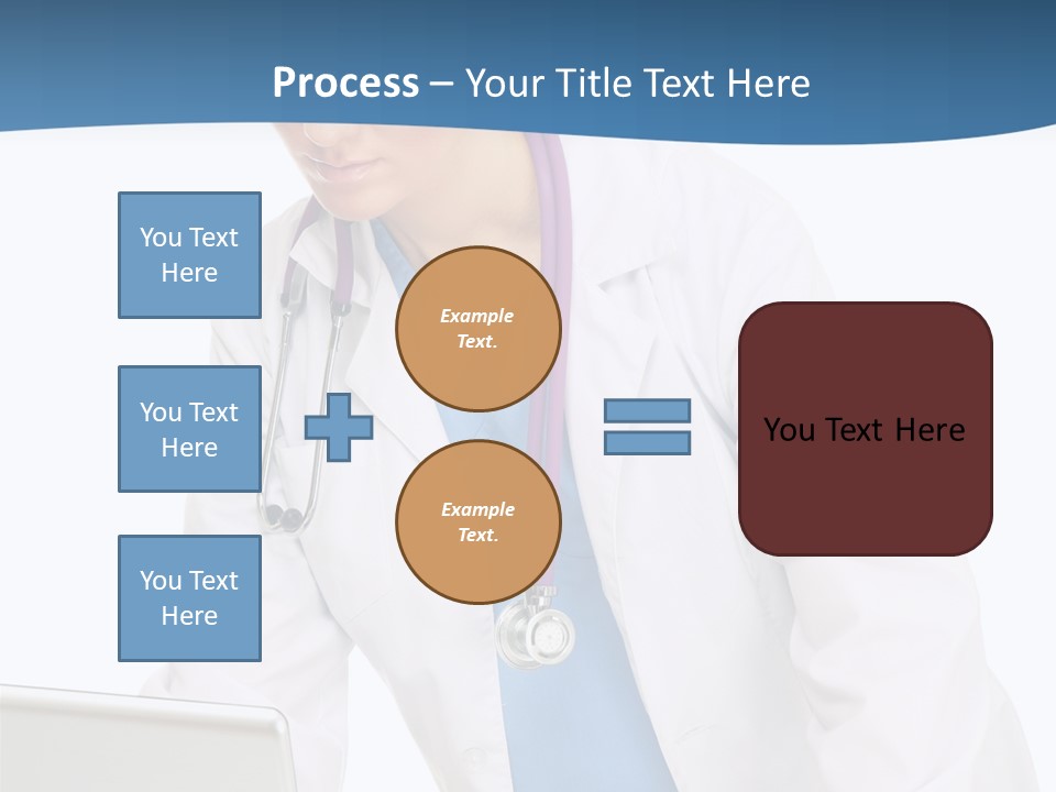 Reading Healthcare Middle PowerPoint Template