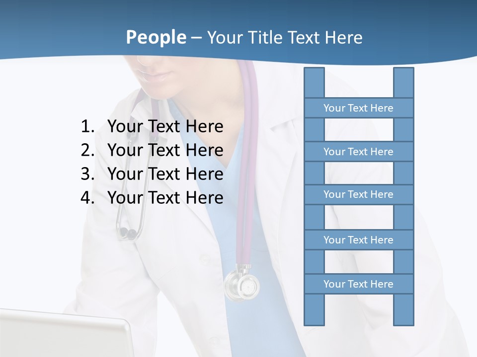 Reading Healthcare Middle PowerPoint Template