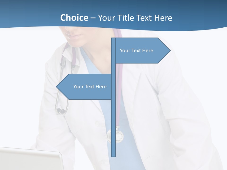 Reading Healthcare Middle PowerPoint Template
