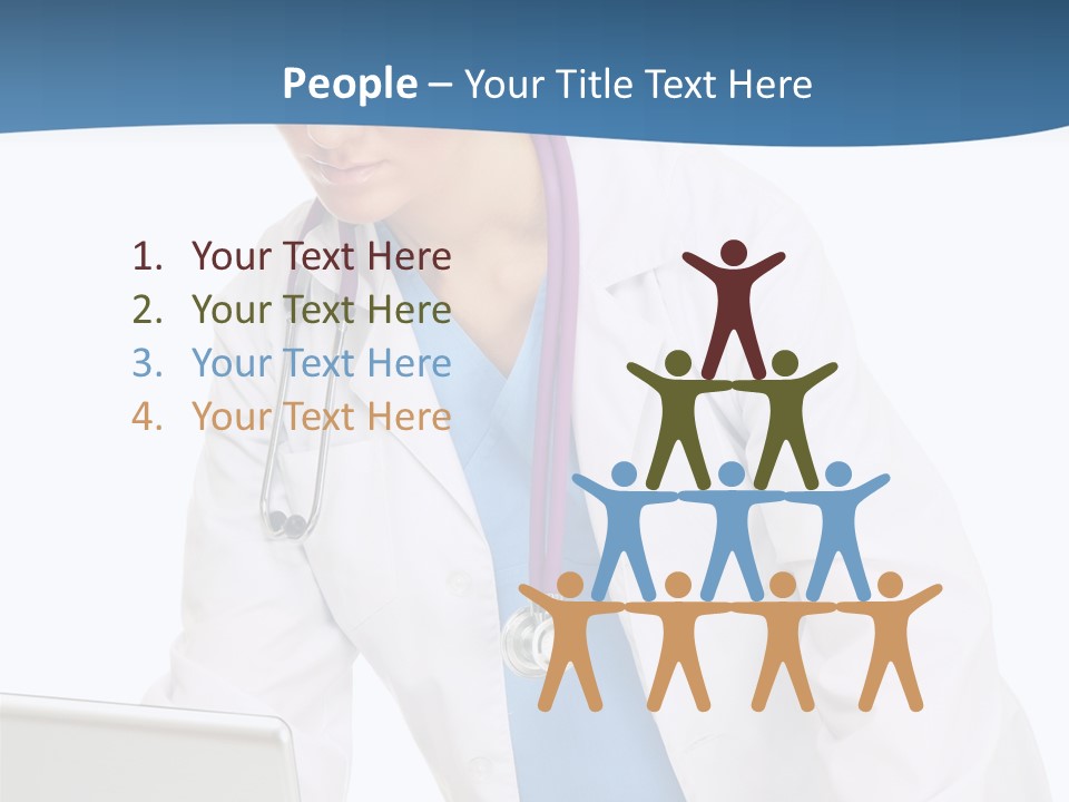 Reading Healthcare Middle PowerPoint Template