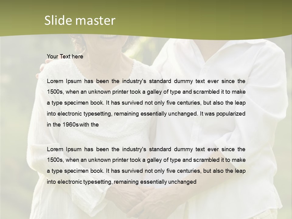 Lifestyle People Mother PowerPoint Template