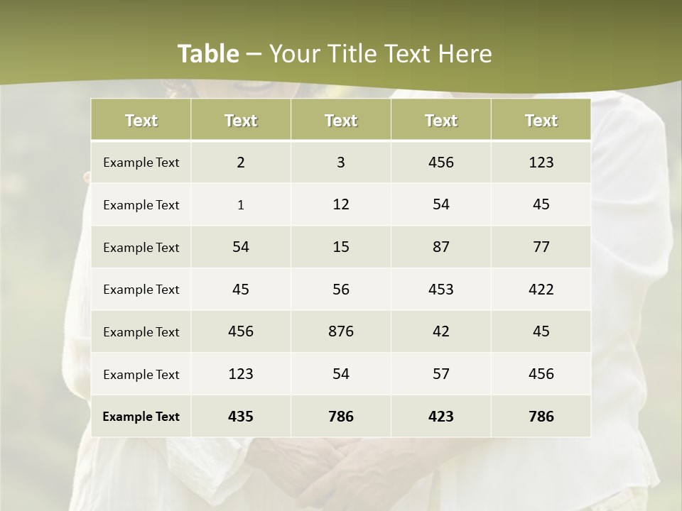 Lifestyle People Mother PowerPoint Template