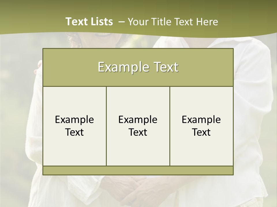 Lifestyle People Mother PowerPoint Template