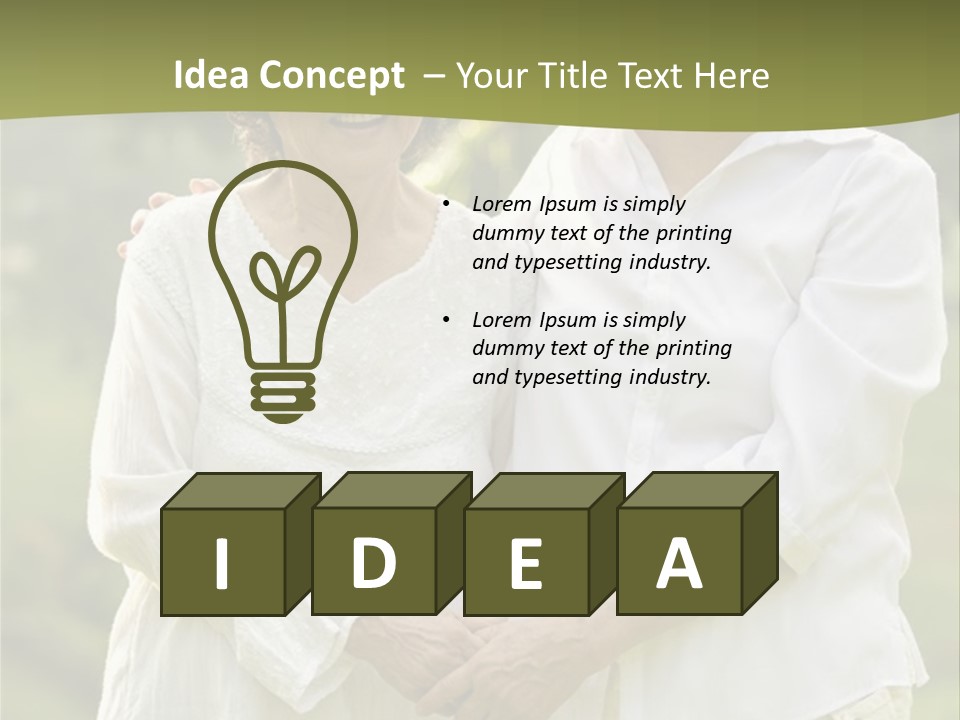 Lifestyle People Mother PowerPoint Template