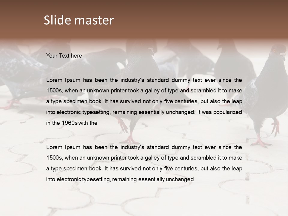 Nature Food Walking PowerPoint Template