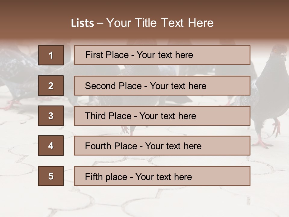 Nature Food Walking PowerPoint Template