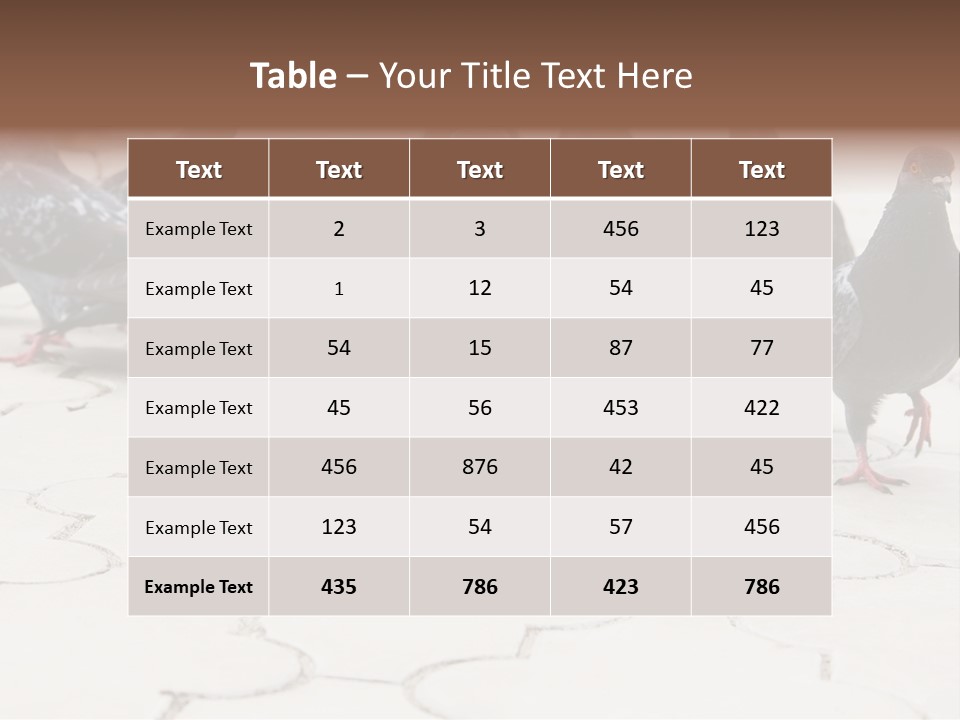 Nature Food Walking PowerPoint Template