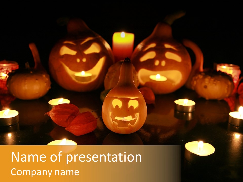 Trick October Autumn PowerPoint Template