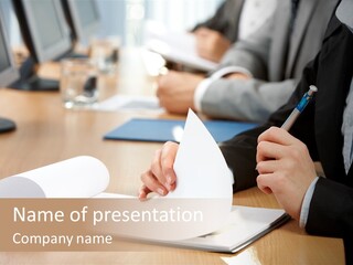 White Notebook Personal PowerPoint Template