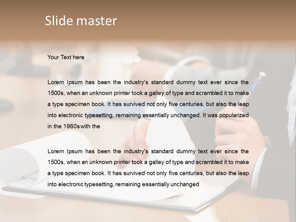 White Notebook Personal PowerPoint Template