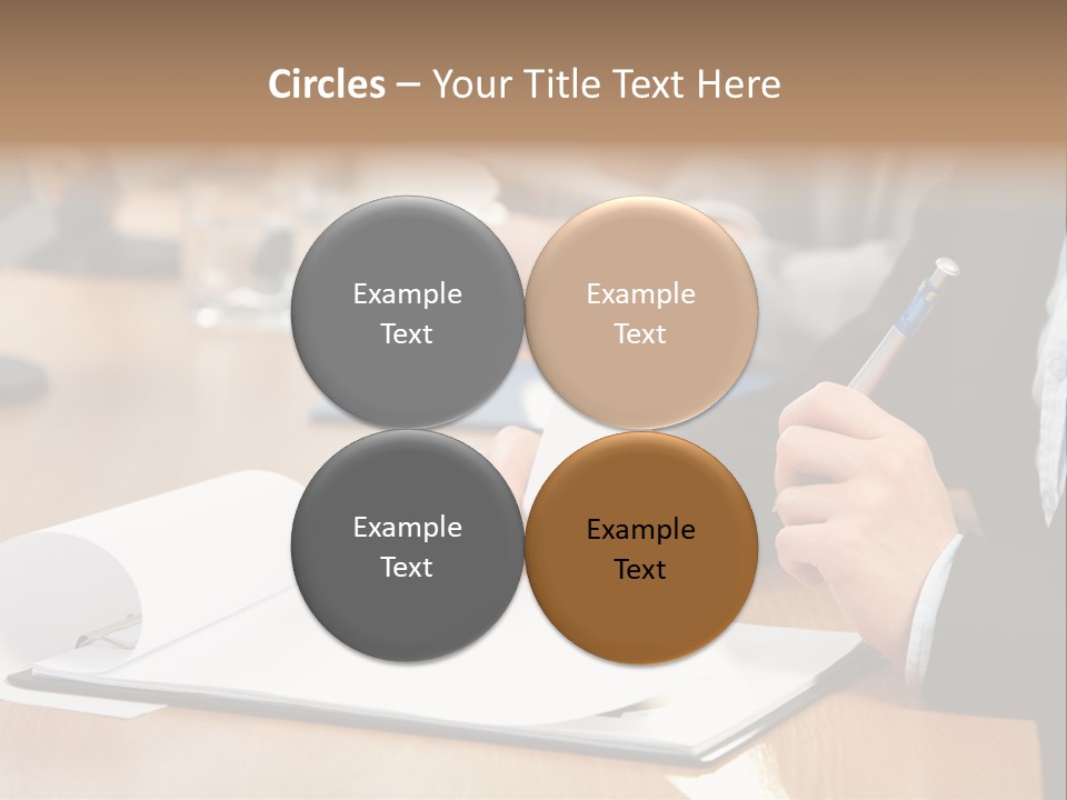 White Notebook Personal PowerPoint Template