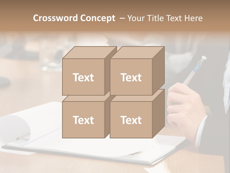 White Notebook Personal PowerPoint Template