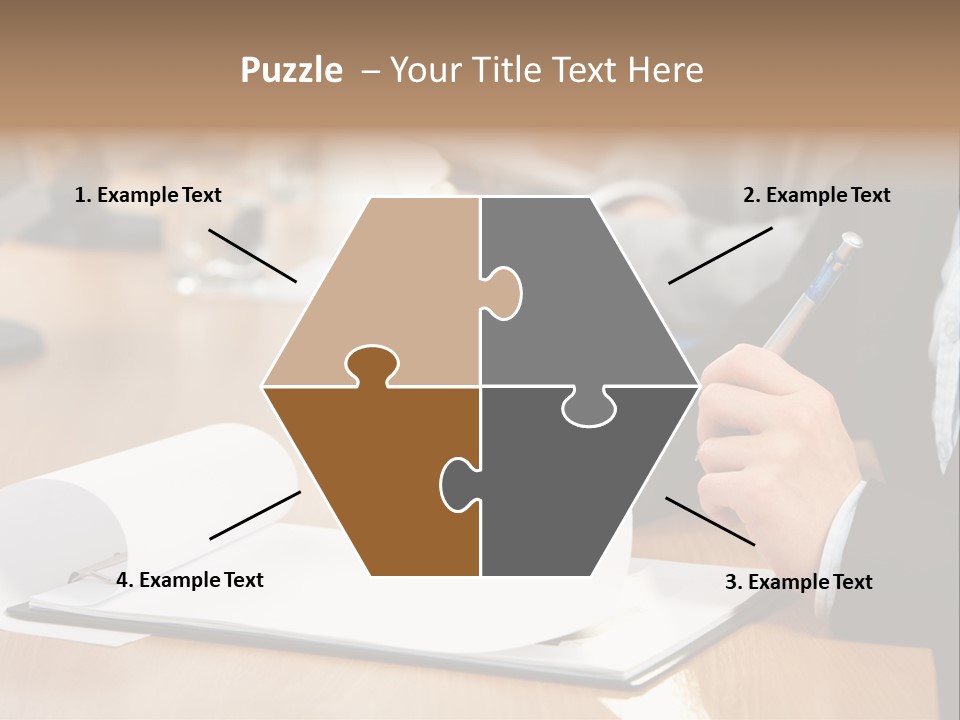 White Notebook Personal PowerPoint Template
