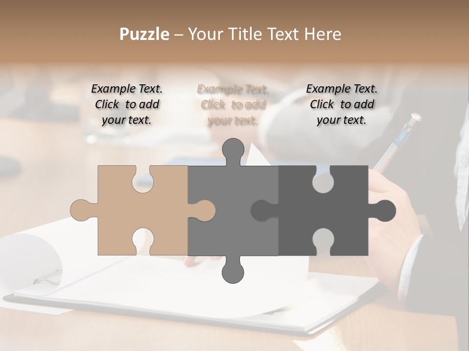 White Notebook Personal PowerPoint Template