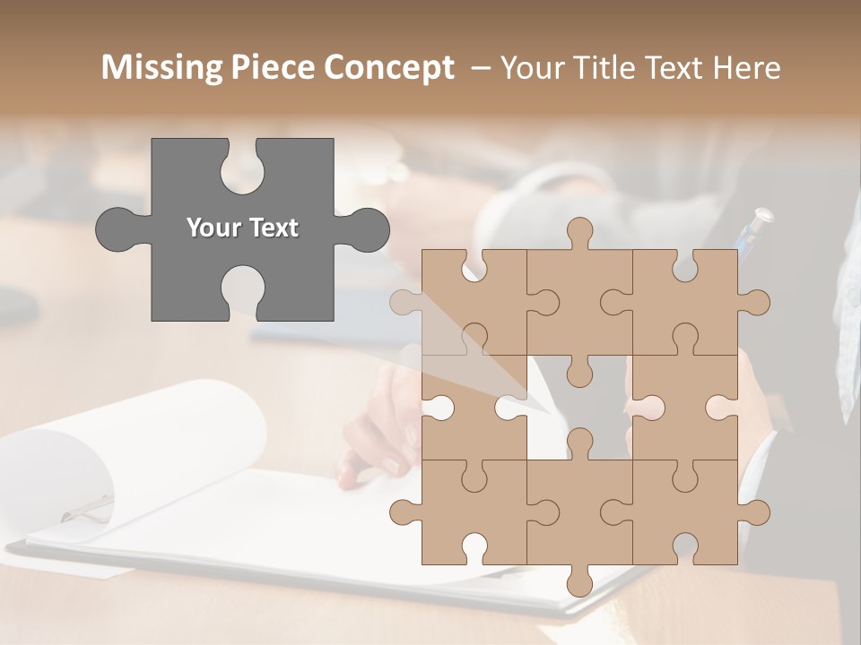 White Notebook Personal PowerPoint Template